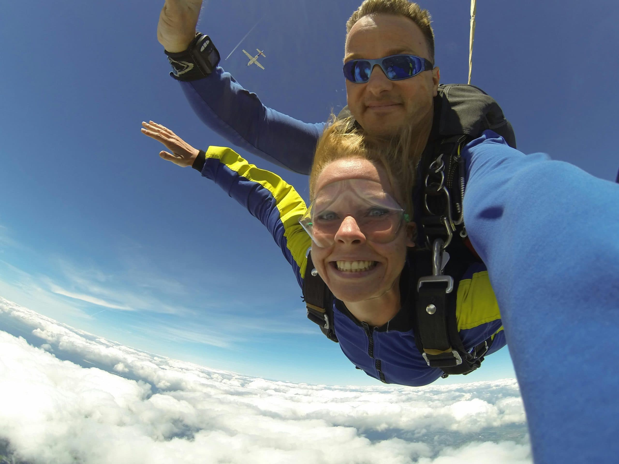 Saut en parachute tandem