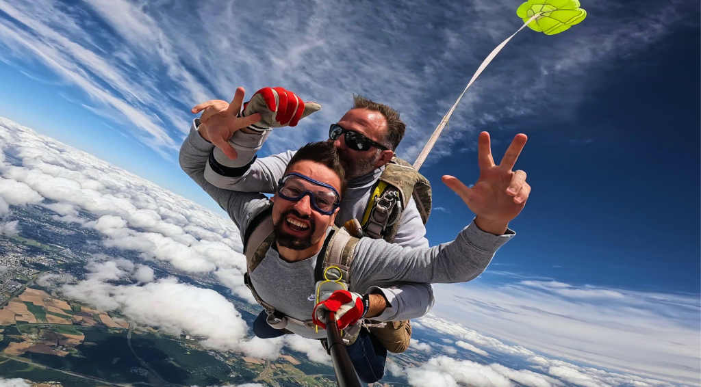 Saut en tandem à Sorigny