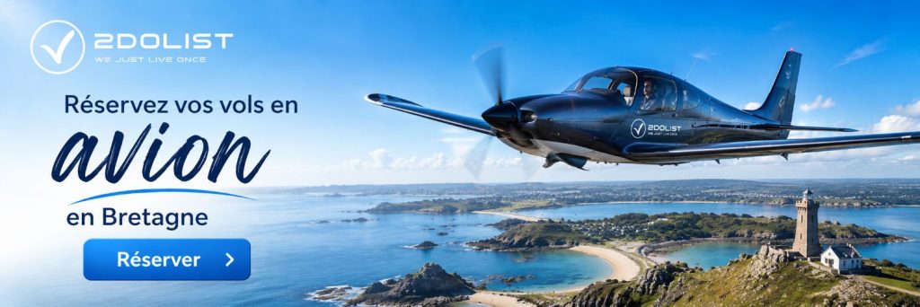 Réservation vol en avion en Bretagne